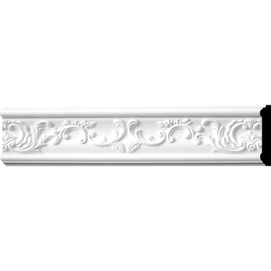 Versailles Floral Leaf - Urethane Panel Moulding 94-1/2 in x 5-1/8 in x 7/8 in - #MLD05X00VE