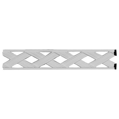 Ribbon Pierced - Urethane Panel Moulding 78-7/8 in x 2-1/8 in x 1/4 in - #PML02X01RI