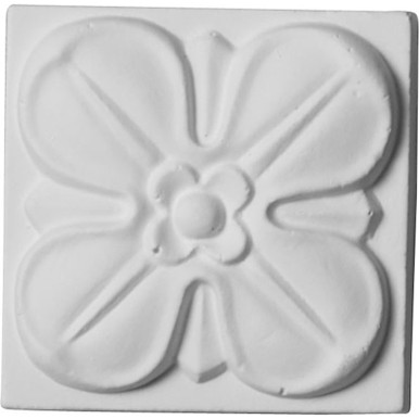 Flower - Urethane Rosette - #ROS02X02FW