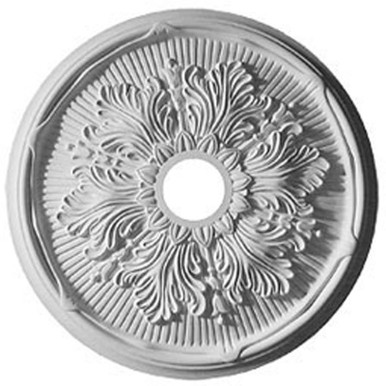 Luton Leaf - Urethane Ceiling Medallion 23-3/4 in x 3-5/8 in x 1-7/8 in - #CM23LU