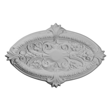 Marcella - Urethane Ceiling Medallion -  #CM26MRMarcella - Urethane Ceiling Medallion 26-3/4 in x 17-1/4 in x 1-3/4 in  -  #CM26MR