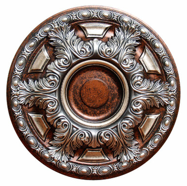 Silver Cup - FAD Hand Painted Ceiling Medallion 23 in - #CCMF-048-2