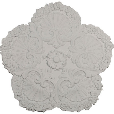 Shell - Urethane Ceiling Medallion 25-5/8 in x 1 in -  #CM25SH