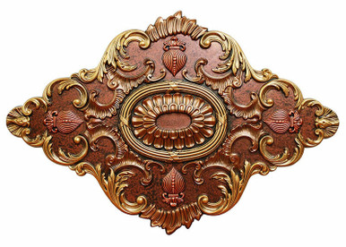 Perpetual Harmony - FAD Hand Painted Ceiling Medallion 29 in - #CCMF-128