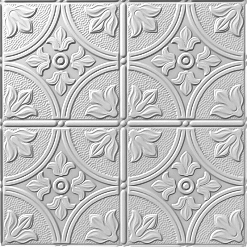 Boston - MirroFlex - Luminous Ceilings Pack - 24"x24" - Tiffany white
