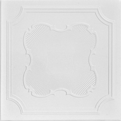 Coronado 20 in x 20 in Glue-up Styrofoam Ceiling Tile Pack - #R74