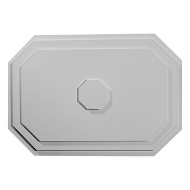 Felix - Urethane Ceiling Medallion 25-1/4 in x 17-1/4 in x 1-3/4 in - #CM25FE