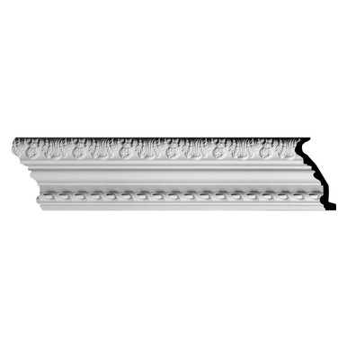 Versailles Smooth - Urethane Crown Moulding - 94-1/2 in x 6-3/8 in x 8-1/2  in