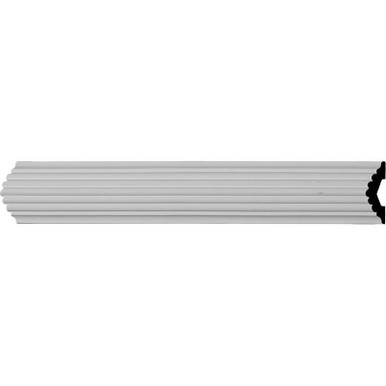 Reeded - Urethane Panel Moulding 94-1/2 in x 3 in x 1-1/8 in - #PML03X01RE