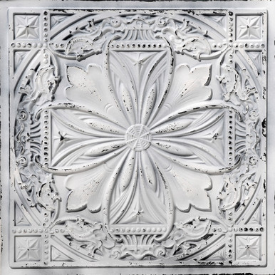 Milan - Faux Tin Ceiling Tile - 24 in x 24 in - #DCT10
