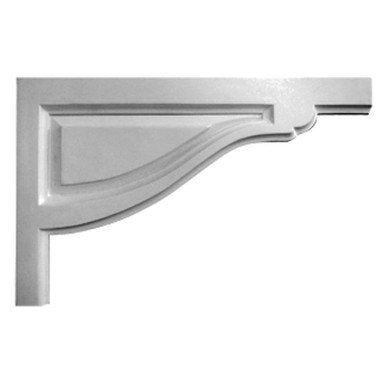 Small Traditional - Urethane Stair Bracket Right - #SB08X05TR-R