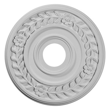 Wreath - Urethane Ceiling Medallion 16-1/4 in x 3-5/8 in x 1 in - #CM16WR