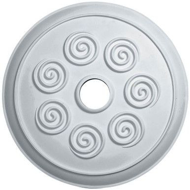 Spiral - Urethane Ceiling Medallion 25-1/4 in x 4 in x 2 in - #CM25SP