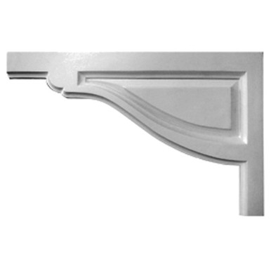 Small Traditional - Urethane Stair Bracket Left -  #SB08X05TR-L