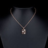Buy Rose Gold LOVE Stellux Austrian Crystal Necklace Online to Australia