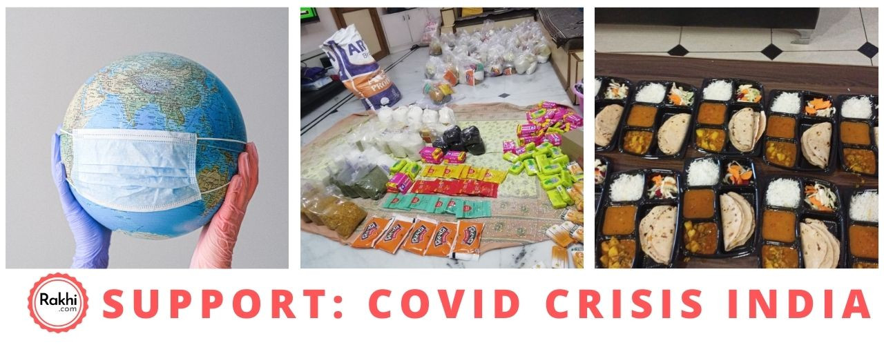 Food & Grocery Support to India in this tough time of Covid 19 - Rakhi.com Stand with India Food & Grocery Support to India in this tough time of Covid 19 - Rakhi.com Stand with India