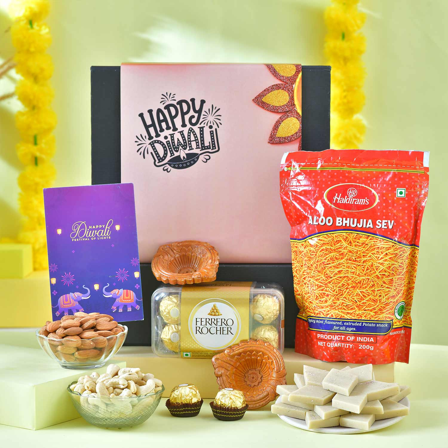 Diwali Festive Treats Gift Set - Rakhi.com