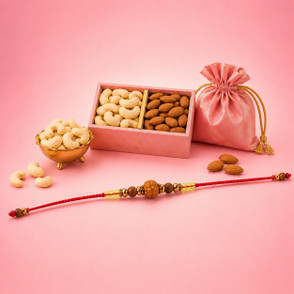 Rakhi with Dry Fruits