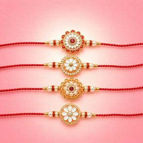 Set of 4 Rakhis to Australia