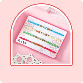 Set of 4 Rakhi to New Zealand