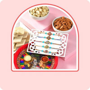 Set of 5 Rakhis to Australia