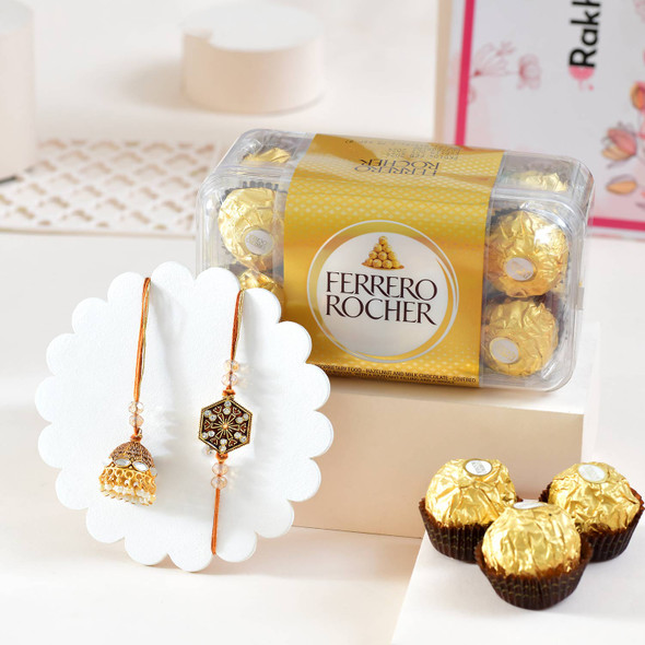 Enchanting Bhaiya Bhabhi Rakhi With Ferrero Rocher