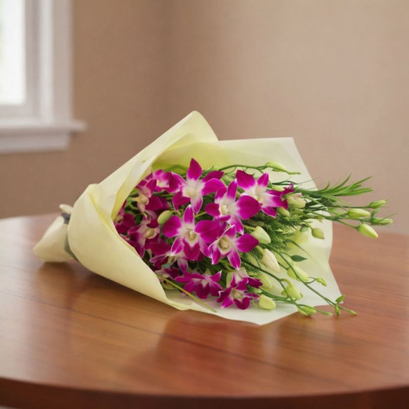 Pink Orchids Flower Bouquet