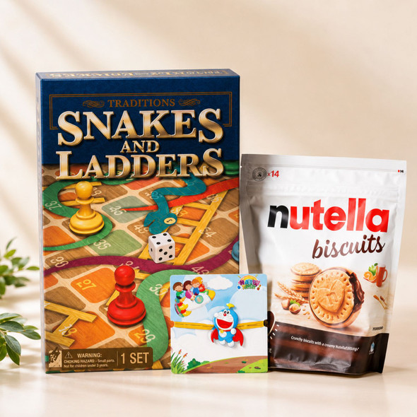 Doraemon Kids Bhai Rakhi Gift Hamper