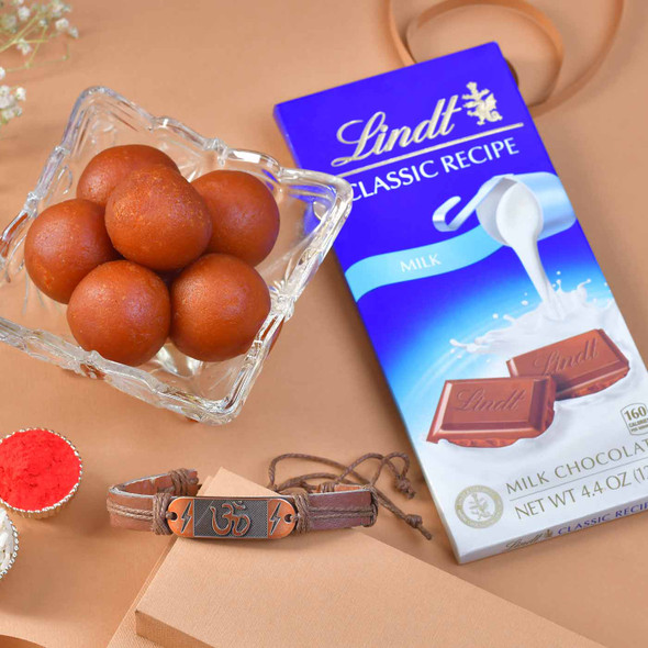 Om Rakhi Sweet & Choco Hamper