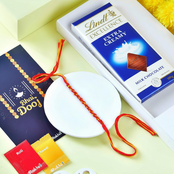 Bhaidooj Celebration With Lindt Chocolate Bar