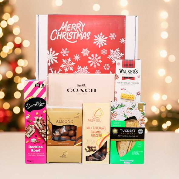 Christmas Deluxe Chocolate & Snack Gift Box Christmas Deluxe Chocolate & Snack Gift Box