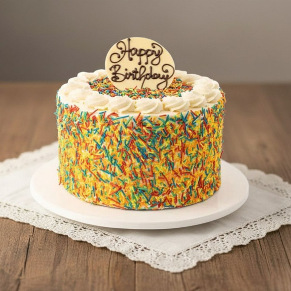 Rainbow Cake Delight