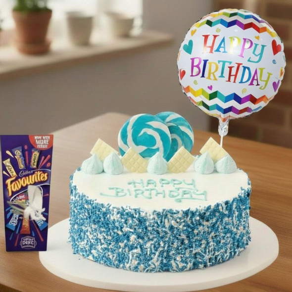 Perfect Combo of Rainbow Cake