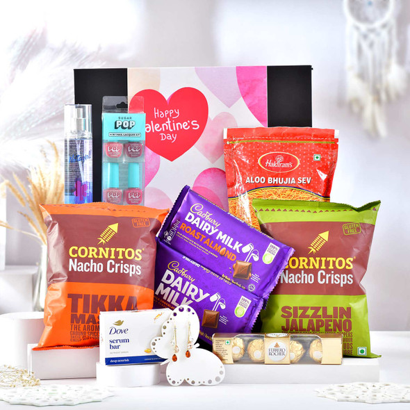 Valentine's Day Glamour & Indulgence Premium Hamper