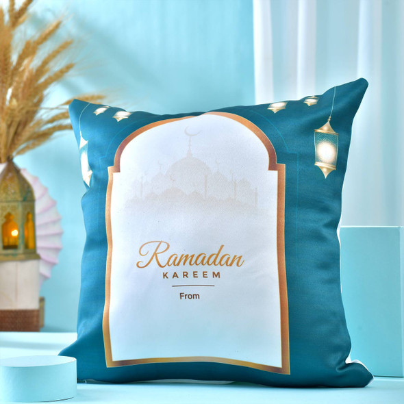 Ramadan Celebration with Personalized Cushion