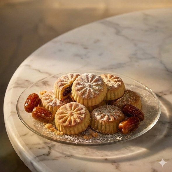 Traditional Middle Eastern Date Filled Cookies Gift Hamper