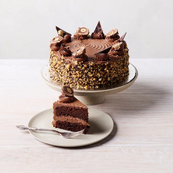 Rocher Chocolate Hazelnut Cake