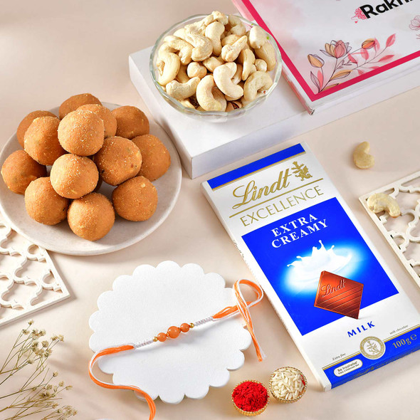 Original Agate Rakhi Festive Hamper