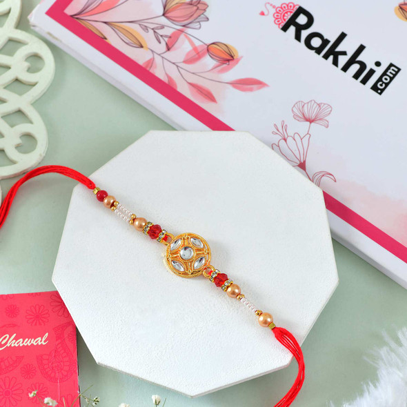 Lindt Chocolates & Designer Rakhi Combo