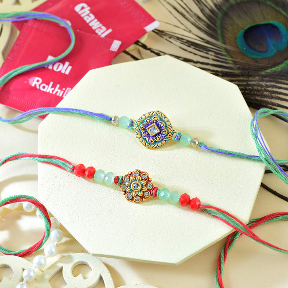 Timeless Beauty Rakhi Set