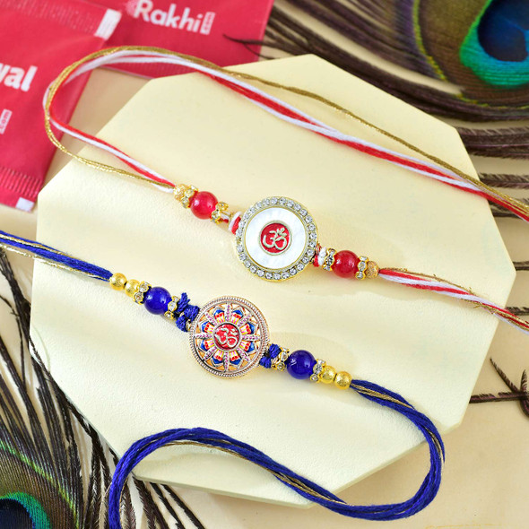 Sacred Om Rakhi Duo