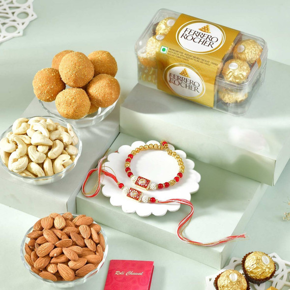 Complete Rakhi Gift Combo for Bhaiya Bhabhi