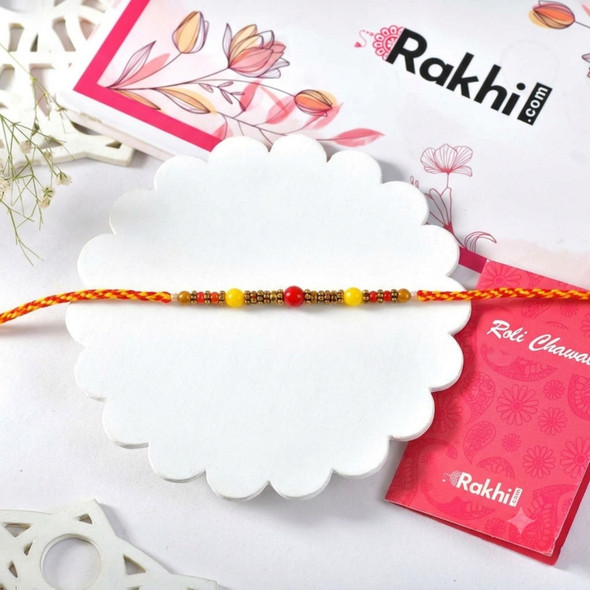 Shubh Bandhan Beads Rakhi