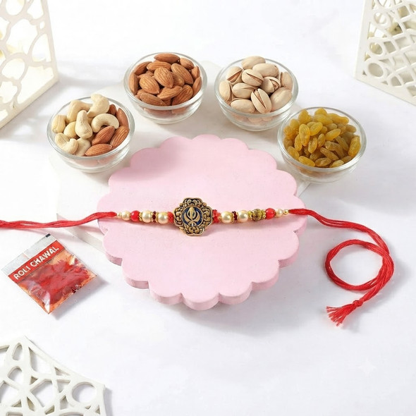 Khanda Sahib Rakhi Dry Fruit Hamper