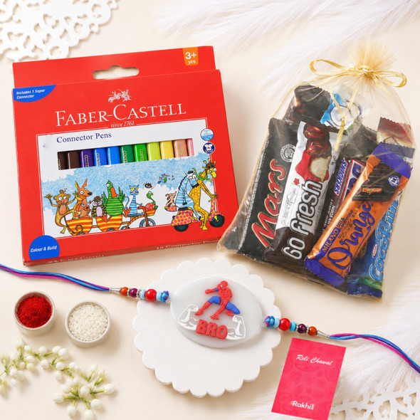Little Artist Rakhi Gift Combo