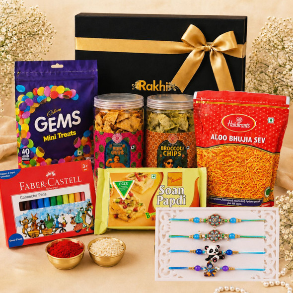 Joyful Rakhi Treats & Fun Hamper