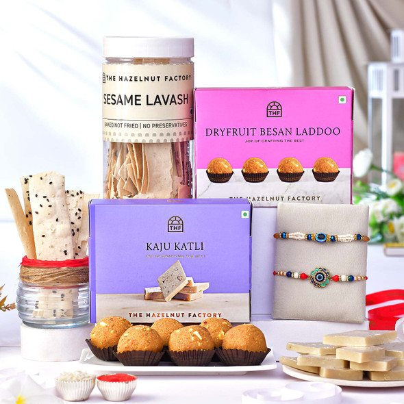 Double Celebration Rakhi Hamper