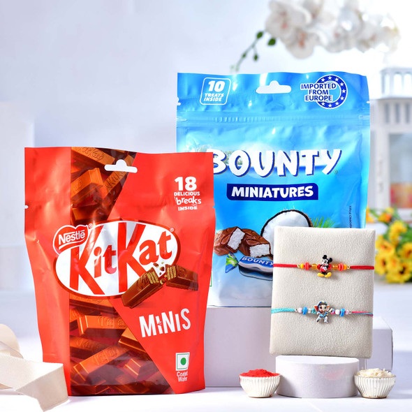 Double Chocolate Love Rakhi Hamper