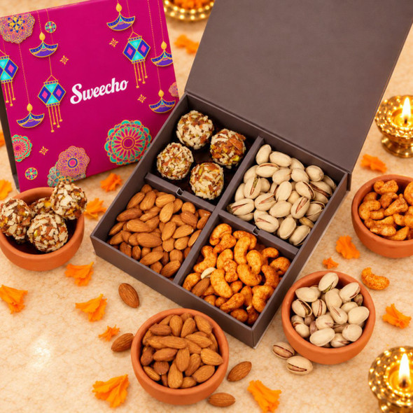 Diwali Delight Dry Fruit Gift Box