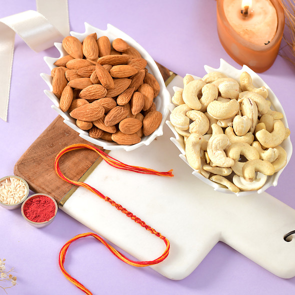 Rakhi Kalava With Assorted Dryfruits